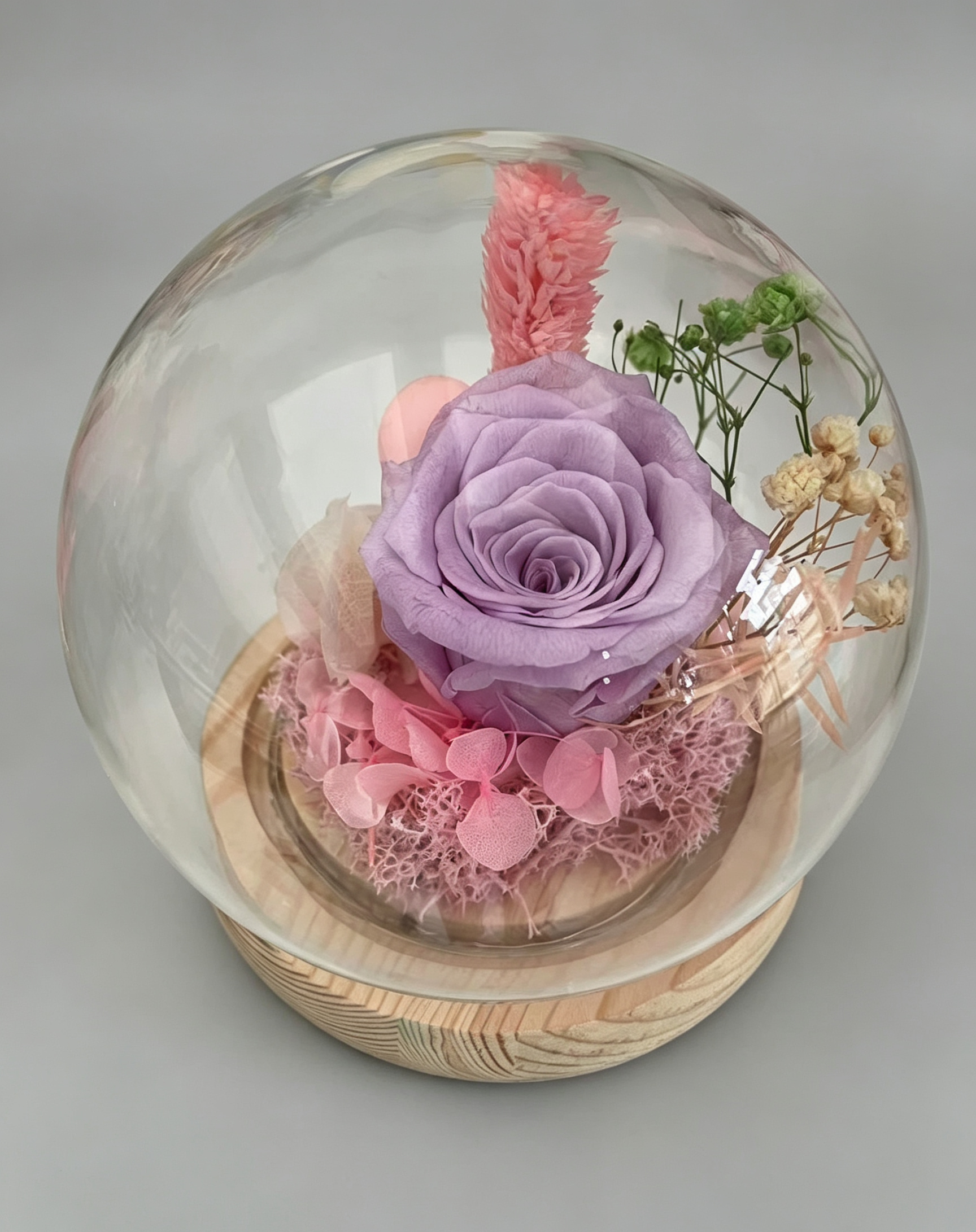 Preserved Flower Glass Ball